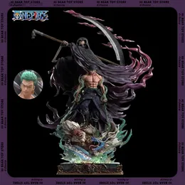 Figury zabawek akcji jednoczęściowe anime figura zoro figurki figurka pvc 23,5 cm Statua 2 Kolekcja głów