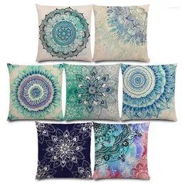Pillow Awakening Life Clarity Color Fade Inspire Imagine Dream Free Spirit Floral Mandalas Caso de capa de Mandalas