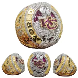 Designer 2019-2023 Super Bowl Championship Ring Luxury 14K Guld Fotbollsmästare Ringar Diamond Sport smycken för Man Woman