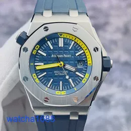 Celebrity AP Armband Uhr Royal Oak Offshore Serie 15710st Herren Datum Deep Dive 300 Meter 42 mm Automatische mechanische Uhr