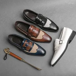 Casual Shoes Herren Mode Leder Low-Top Formal Business Kleid 38-46