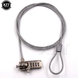 Lock 1pcs Laptop Lock Anti Theft Key Computer Notebook Travel 4 Digit Security Cable Chain High Quality