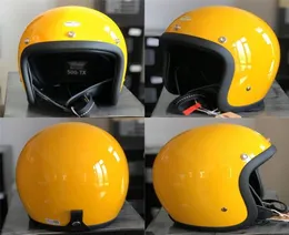 Shell in fibra di vetro di alta qualità vintage 500TX 34 Casco a faccia aperta leggera in stile giapponese GeniUneCo Helmet2659525