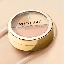 MISTINE 3COLOR CONSALER PLAETTE CREAM نادر جمال تغطية حب الشباب علامات العيوب دوائر داكنة للمستحضرات التجميلية لمكياج الوجه 240327