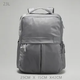 LUL 23L Backpack Students Laptop Laptop Bolsa de grande capacidade Adolescente Shoolbag Viagens de negócios masculinas e femininas, Bolsa de computador para uso, bolsa de ombro duplo, 23L2.0 4 cores