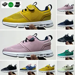 2024 Малышки кроссовки на беге Cloud Kids Shoes Yournal Boys Federer Trainers младенцы Kid Designer Shoe Baby Sport