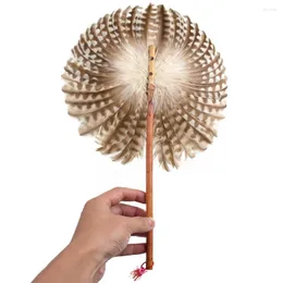 Dekorative Figuren Feather Fan natürlicher Fasanen flauschiger Marabou Federn Karneval Handheld -Stufe Display Requisiten