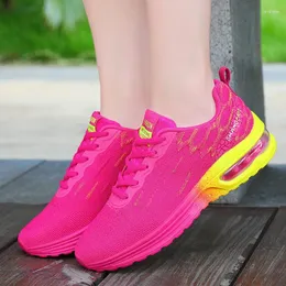 Fitnessskor zapatillas deportivas para mujer de moda transpirable Ligeras Nuevas Primavera 2024 aire