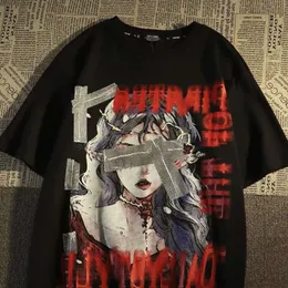 camiseta de designer de pólo curto High Street Hiphop Camiseta de manga curta para estudantes do sexo feminino Marca de moda de rua solteira Maldita de camiseta de primeira linha qv19