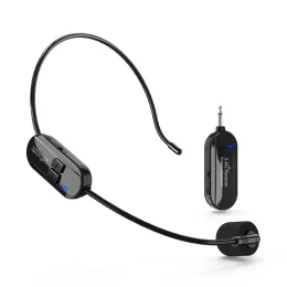 Mikrofone 2.4g drahtloses Mikrofon Universal Headset Mic für Sprachverstärker -Sprecher Karaoke Computer Teaching Yoga Gesang