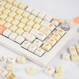 Accessories 131 keys Cute squirrel Korean Keycaps PBT Dye Sublimation XDA Profile For MX Switch Fit 61/64/68/87/96/104/108 Keyboard Key caps