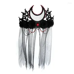 Party Supplies Black Veil Gothic Headwear Halloween Day Of The Death Headband