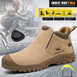 Casual Shoes Unisex Work Safety Electric Welding Steel Toe Cap Anti-smashing Anti-piercing Breathable Men Women Sneakers Protective