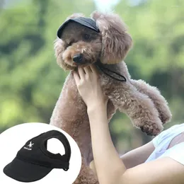Hundebekleidung tolle Haustier Kopfbedeckung Leinwand Super, langweiche langlebige Outdoor -Welpen Baseball -Kappe Kopfbedeckung Kopfbedeckung Kleid