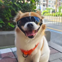 Dog Apparel Pet Sunglasses Eye Wear Anti-UV Goggles With Adjustable Strap Waterproof Windproof Protection Glasses Decoration