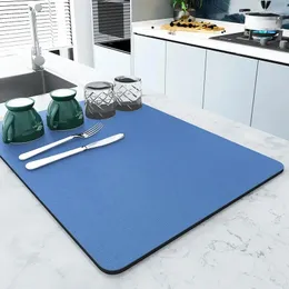 Table Cloth Super Absorbent Large Kitchen Mat Antiskid Draining Coffee Dish Drying Quick Dry Bathroom Drain Pad Tableware