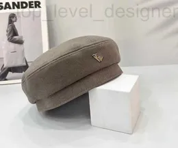 Berets Designerhut für Frauen im Herbst und Winter, vielseitige schwarze Baskenmütze, trendiger Wollmaler Hut Casual Newspaper Children Hut, Han N2ho