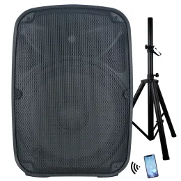 Player 800W 15 "Subwoofer Professional Audio Portable Caraoke Sets PA SPEALER SYNE SYNED SOUND BOX BOCINA PACINA PARLANT