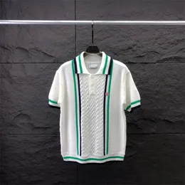 남자 티셔츠 인쇄 짧은 슬리브 뜨개질 티셔츠 남자 슬림 스트리트웨어 대비 Tee Homme Social Club 의상 면화 니트 플루즈 크기 Tshirt 의류 ZS6