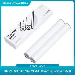 Papel 2pcs A4 Rolo de papel térmico para HPRT MT810 Impressora Térmica BPAFREE 10 Imagem LongaLting Perfect para Imprimir Foto Instantânea