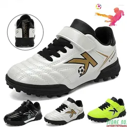 American Football Shoes White Soccer Kids Boys and Girls Students Splint Training Shoe Children Sneaker non slip leggero