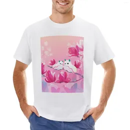 Herrtankstoppar magnolia havssnig t-shirt snabb torkning pojkar vita svarta herr vanliga t skjortor