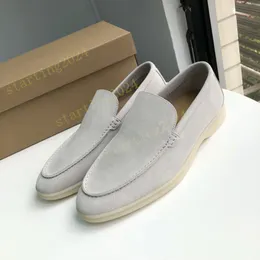 Passa le scarpe Lefu con un piede, slip-on casual sul fondo piatto, scarpe da uomo pigro, vera pelle, classico affari, versatili e in pelle alla moda per uomini donne t46