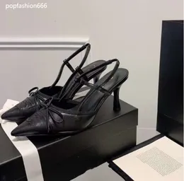 Donne di alta qualità pompe con tacchi alti a punta a punta Sandals sexy sandali di moda slingback classico drogista di tacchi gattini da donna di alta qualità scarpe single di alta qualità di grandi dimensioni 5,5 cm 07