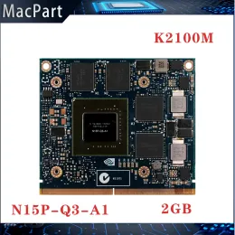 CPUS Quadro K2100M 2 GB DDR5 VGA Video Card con XBRACKET N15PQ3A1 Scheda grafica per I A1311 2010 2011 A1312 2009 2010