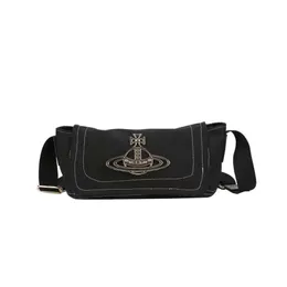New Viviane Westwood Luxury Designer Viviennes Handväskor Vintage Classic Saturn Large Logo Canvas Bag Crossbody Bag