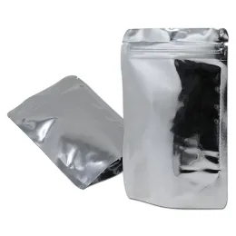 wholesale Colorful Mylar Resealable Packaging Bags Zipper Lock Food Storage for Zip Doypack Self Sealing Lock Grocery Packing Pouches ZZ