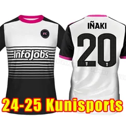 2024 Kunisports Inaki Mens Soccer Jerseys Kun Jandro Sergi Saviola Домашние футбольные рубашки для взрослых короткие формы 2025