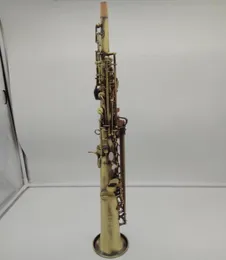 العلامة التجارية MFC Soprano Saxophone المرجع 54 محاكاة النحاس العتيقة Bflat Soprano Sax R54 Bronze Casepicte Reeds Neck9305192