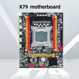 マザーボードX79 PCメインボードNVME M.2 SSD LGA 2011デスクトップマザーボードPCIE 16X 12*USBインターフェイスサポートDDR3*4 Intel Xeon E5プロセッサ用