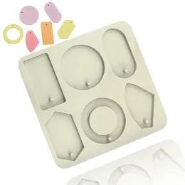 2024 6 Cavity Irregular Shap Silicone Cake Mold for Baking DIY Muffin Mousse Ice-creams Chocolate Tool Handmade Jewelry Pendant for