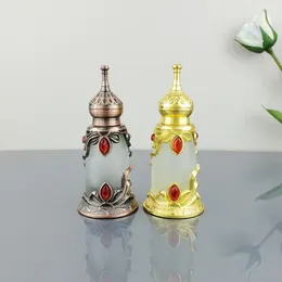 Garrafas de armazenamento Vietnã Vintage Bottle Bottle Glass Perfume Dubai Essence Distribuidor de líquido cosmético de alta qualidade