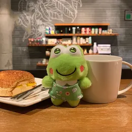 Crossdressing Leisure Series Big Eyed Frog Cute Plush Toy Doll Keychain Clasp Doll Machine Pendant