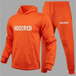 100% хлопковой Hoodrichuk Hooides Sports Set Highaffice Woolen Towen Вышитые толстые толчки 2023 Зимние спортивные капюшоны.