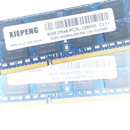 Notebook Rams RAM 8GB 2RX8 PC3L12800S MEMÓRIA 4GB DDR3 SODIMM 1600MHZ PARA DELL Inspiron 15R 5520 5521 5537 5545 7520 5523 5720 Laptop