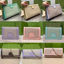 Luksusowy designer klasyczny Ophidia małe torba na ramię Crossbody Fashion Kobiety Mini Mini portfel Camel Banana Green Mint Torebka