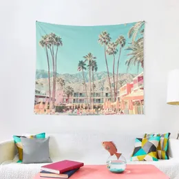 Tapisserier Palm Springs El Saguaro Tapestry Estetic Room Decor Outdoor Wall Hanging