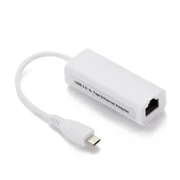 USB2.0 till Ethernet Network LAN -adapterkort 10 Mbps Adapter för Windows7 Super Speed ​​USB 2.0 till RJ45 PC Laptop LAN Adapter