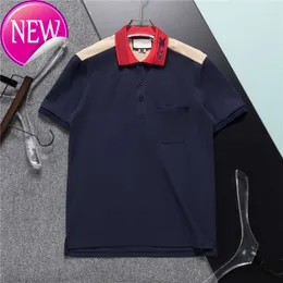 2024 Ny modedesigner Sexig bikini sätter billiga sommar-t-shirts Polos Kort ärmtryck Letter Top Loose Polo Men Tees Causal for Man Clothing Tops 7846