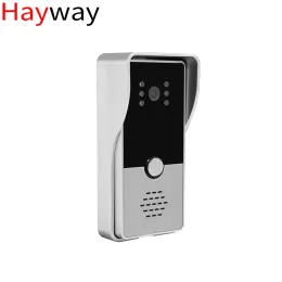 Telefon Hayway 4 Wire Video Door Phone 1200TVL Outdoor Kamera Waterdes Weitanblick Türklingel für Heim -Video -Gegenstand