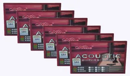 6Sets Alice Acoustic Guitar Strings Fosfor Bronsfärglegering Lindrande 6 strängar Set A208SL 0113034168