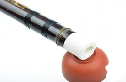 Neue chinesische Flöte Xiao Bambuspfeife Professionelles Musikinstrument Holzblasma Bambu Eine geschnitzte Drache Flöte Shichiku Tie Nylon Line3399001
