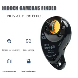 Abbigliamento portatile Wireless rivelatore antispy telecamera rivelatore laser telecamere nascoste Privacy Privacy Proteggi la lente di sicurezza per la casa Finder