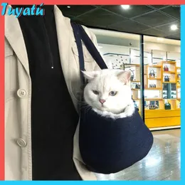 Transportadores de gatos Pets Pets transportador para transportar Backpack Backpack Cats Panier Bolsa Plush Travel Dog Puppy Bed Pet Products