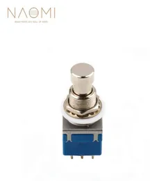 NAOMI 9 Pin 3PDT Guitar Effects Pedal Box Stomp Foot Metal Switch True Bypass For ElectroHarmonix T Rex Retro New2107401