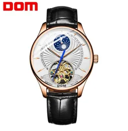 Dom Mens Watches 2019 Top Luxury Brand Automatic Mechanical Watch Men Leather Business Sports à prova d'água M1260GL7M8147124